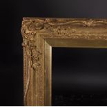 20th Century English School. A Gilt Composition Frame, with Pierced Centres and Corners, 43" x 26.