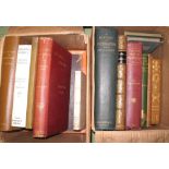 TOPOGRAPHY, a good coll'n of S. E. England topographical books (3 boxes).