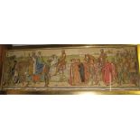 BUCHE (C. A.) procession of RII Shakespearean characters in costume, col. print, 13 x 39 ins, f. &