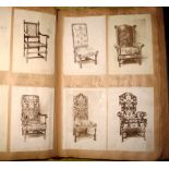 [FURNITURE] a substantial photographic record of antique English antique furniture, large folio