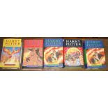 HARRY POTTER, 5 misc. vols. incl. 1st Edns. (5).