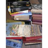 misc. books, h.b. & leather, TRAVEL, ENG. LIT., BIOG, etc. (Q).