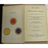 CHEVREUIL / SPANTON, The Laws of Contrast of Colour..., 12mo, col. frontis., 3 plates (1 with