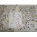 MAPS, small q. of 17th c. & later maps.