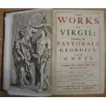 DRYDEN (John) translator: The Works of Virgil...Second Edition, folio, 1f. title (red & black),