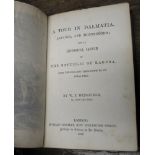 WINGFIELD (W.) A Tour in Dalmatia..., 8vo, frontis., clo., L., 1859.