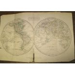 [ATLAS] BUTLER (S.) An Atlas of Modern Geography..., folding world map & 21 of 22 double-page