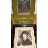 [HENRY IRVING] an etched proof portrait, signed in the image 'Alf .P. 1876', inscribed on the
