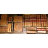 [BINDINGS] a quantity of 18th & 19th c. full leather & half bindings (52).