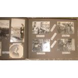 PHOTO ALBUMS. 1.) Madeira? ca. 1900 2.) Algeria etc., 1930's; & an album of cig. cards. (3).