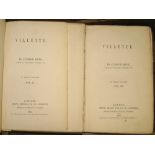 [BRONTE (Charlotte)] Villette, by Currer Bell (pseud.), vols 2 & 3 only, of the FIRST EDITION,