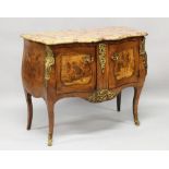 LEON DROMARD (CIRCA. 1874-1889) PARIS A SUPERB SMALL 19TH CENTURY FRENCH KINGWOOD INLAID