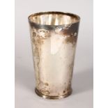 A PLAIN BEAKER. Sheffield 1896.