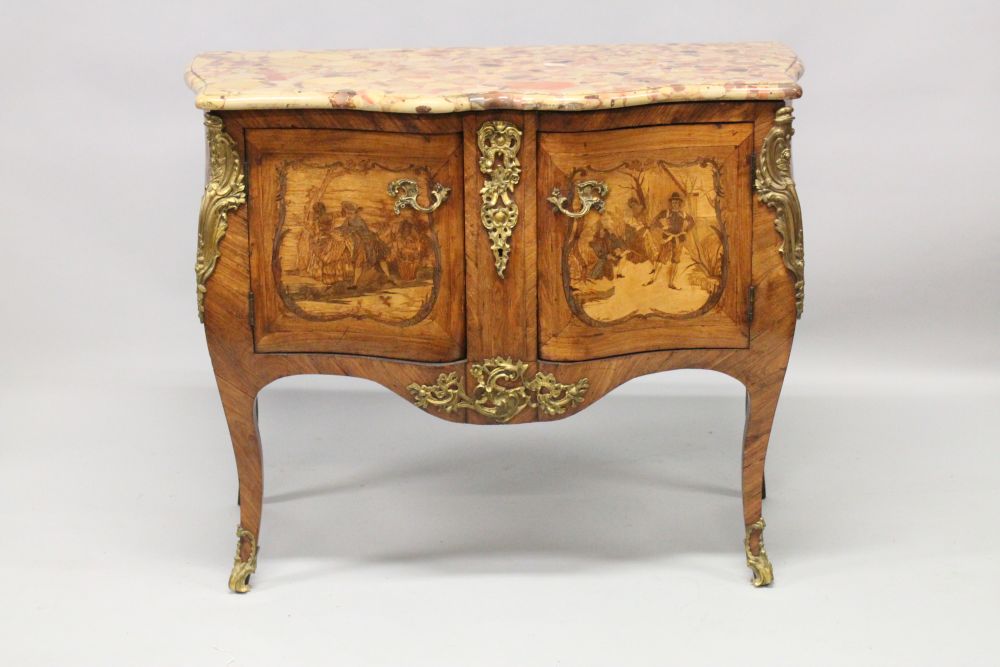 LEON DROMARD (CIRCA. 1874-1889) PARIS A SUPERB SMALL 19TH CENTURY FRENCH KINGWOOD INLAID - Image 2 of 7