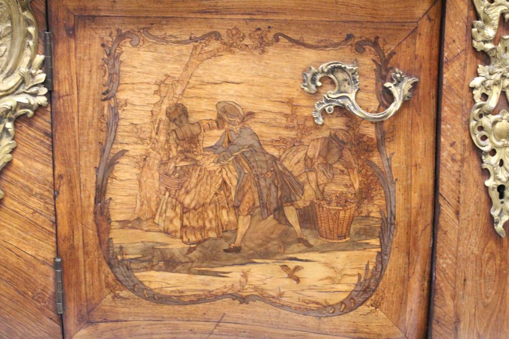 LEON DROMARD (CIRCA. 1874-1889) PARIS A SUPERB SMALL 19TH CENTURY FRENCH KINGWOOD INLAID - Image 3 of 7