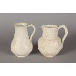 AN ALBION COBRIDGE JUG, 5.5ins high, and A DONATELLO JUG, 6ins high.