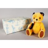 A STEIFF "SOOTY", numbered 928 of 2000, 12ins long, boxed with certificate.