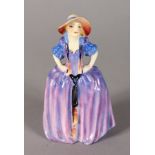 A ROYAL DOULTON FIGURE "PATRICIA", Designed by L. Harradine 1932-1948, No. M28. 4ins high.