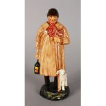 A ROYAL DOULTON FIGURE "THE SHEPHERD", Designed by H. Fenton 1945-1975, HN1973. 8.5ins high.