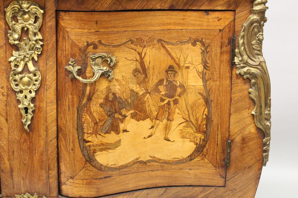 LEON DROMARD (CIRCA. 1874-1889) PARIS A SUPERB SMALL 19TH CENTURY FRENCH KINGWOOD INLAID - Image 4 of 7