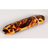 A TORTOISESHELL SPECTACLE CASE.
