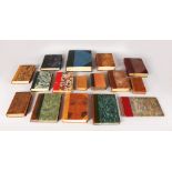A LARGE COLLECTION OF FRENCH LEATHER BOUND BOOKS, approx. 150.