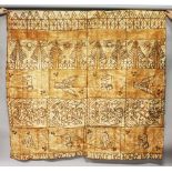 A TONGAN ROYAL TAPA., made in honour of The Coronation of Queen Elizabeth. The writing and motifs on