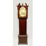 A VERY GOOD GEORGE III MAHOGANY CASED LONGCASE CLOCK by JAMES SANDERSON, SALFORD, CIRCA. 1780,