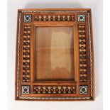 A PERSIAN MIRROR. 15ins x 12ins.