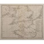 Early 19th Century English School. "Chart of the British Channel with the opposite Coast of the