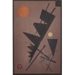 Wassily Kandinsky (1866-1944) Russian. "Komposition", Lithograph, Numbered 56/400 in Pencil, 12.