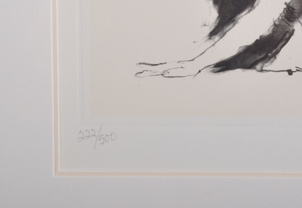 Robert Heindel (1938-2005) American. "Pas de Deux", 'David Bintley's Arthur', Lithograph, Signed, - Image 3 of 5