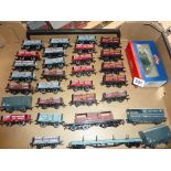 00 GAUGE WAGONS, APPROX 31 WAGONS & 1 BOXED BACHMANN & SIMILAR