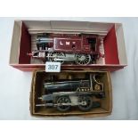 HORNBY LOCO LNER 0-4-0 NO TENDER WRONG BOX, & 0-4-0 LMS SPECIAL NO 1 NO 70 IN REPRO BOX