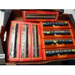 HORNBY BOXED COACHES INC 3 X MK3, 2 X MK2, 2 X MK1 PLUS 3 X U/B