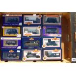 BACHMANN / DAPOL 12 X 00 GAUGE BOXED FREIGHT WAGONS MOST PRE GROUPING / PO WAGONS