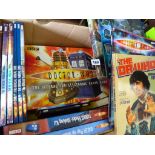 DR WHO BOOKS & ANNUALS, BOARD GAME & BOOKS