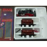 PIKO STARTER SET ONLY WITH LOCO & WAGONS ( 80 005 & 2 WAGONS)