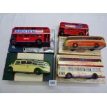 CORGI MODEL BUSES : 97230 RIBBLE ATLANTEAN, 97174 YELLOWAY, CC25901 RM METROLINE, 33201 BRISTOL