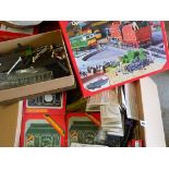 HORNBY 23 POINTS FOR 00 SCALE, PLUS TRACK, CONTROLLERS 900, 901, 902, TURNTABLE & SCENERY