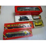 0 GAUGE, CR TANK, 2 COACHES, BREAKDOWN TRUCK & 2 WRENN WAGONS