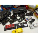 MODEL TAXIS, 14 ASSORTED MODELS, SOME BOXED INC; MINICHAMPS & SUN STAR