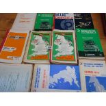 ASSOCIATED MOTORWAYS 1953-1970 TIMETABLES, PLUS NATIONAL EXPRESS, ROYAL BLUE AN INTERESTING
