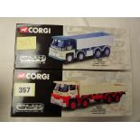 CORGI BOXED GUY INVINCIBLE 29401 8 WHEEL DROPSIDE & 29301 8 WHEEL TIPPER