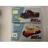 CORGI BOXED 2 SCAMMELL CONTRACTORS CC11101 SIDDLE C COOK, CC12301 UNITED HEAVY TRANSPORT