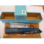 HORNBY DUBLO EARLY 3 RAIL EDL 1 STREAMLINED 4-6-2 NO 7 SIR NIGEL GRESLEY BOXED & PAPERWORK