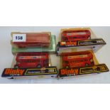 DINKY RARER BOXED 289 4 BUBBLE PACK ROUTEMASTERS - ESSO SAFETY GRIP ADVERTS