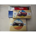 CORGI 97281 TATE & LYLE SET, 97932 AEC TANKER PLUS WEETABIX & KITKAT SUPERHAULIER LORRIES ALL BOXED