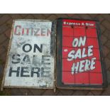 NEWSPAPER BILL BOARD EXPRESS & STAR, AND CITIZEN PART A BOARD