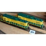 BACHMANN 2 X READING LINES AMERICAN LOCOMOTIVES, BOTH SHOW DCC ON BOARD UNDERNEATH BUT NOT TESTED